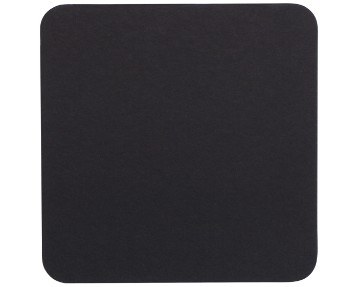 4 in Square Black Coasters 500 ct.