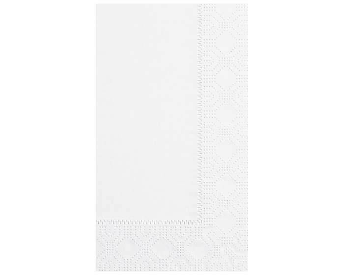 Choice White 2-Ply Dinner Napkin 17 x 15 - 3000/Case