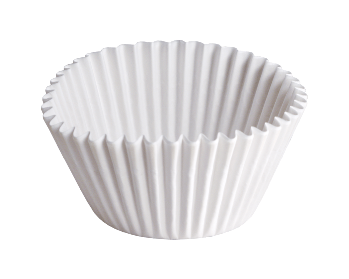 4.5 White Standard Size Baking Cups, Case of 10,000