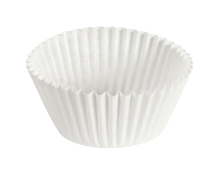 White Fluted Baking Cup 3 x 1 1/4 - 500/Pack