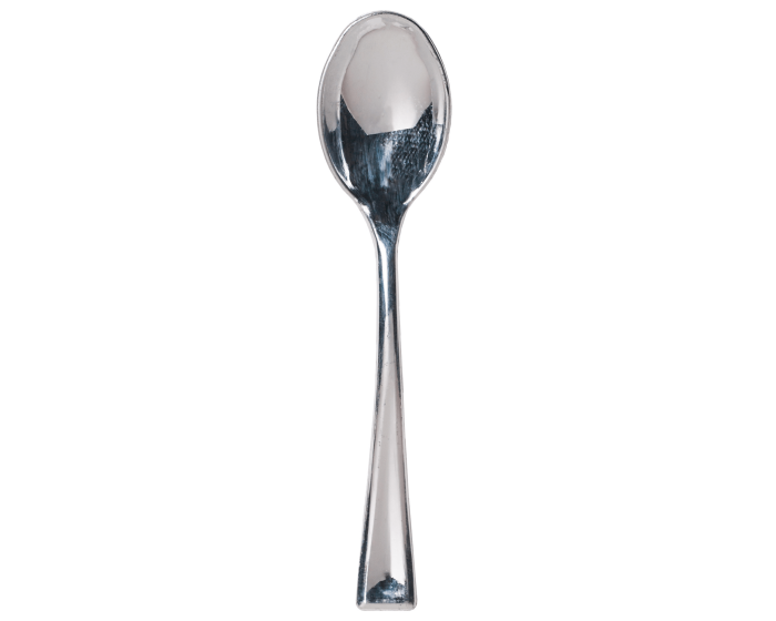 Stainless Steel Silver Small spoon 4 grams, Size: 3.15 Inch