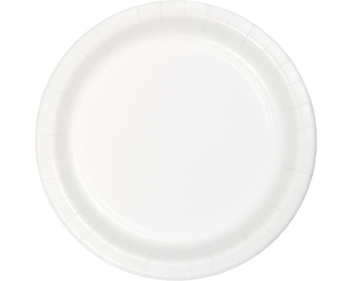 9 in White Paper Plates 500 ct.