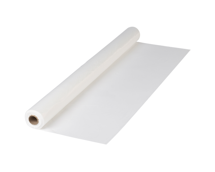 Rolled plastic best sale table cover