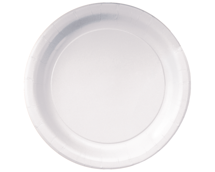 7 in White Dessert Plates 1000 ct.