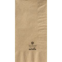 7.5 in x 4.25 in Earthwise Kraft Dinner Napkins 1000 ct.