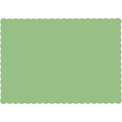 10 in x 14 in Soft Sage Paper Placemats 1000 ct.