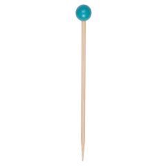 3.5 in Turquoise Wood Ball Picks 500 ct.
