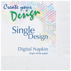Bright White Beverage Napkins
