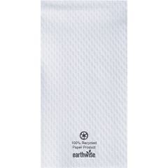 8.5 in x 4.5 in Embossed Earthwise White Guest Towels 3000 ct.