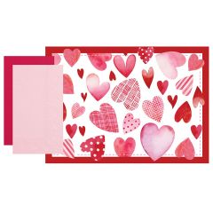 Valentine's Day Placemat and Napkin Combo Pack 750 ct.