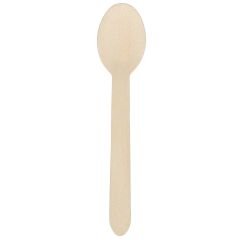 6 in Earth Wise Wood Spoons 1000 ct.
