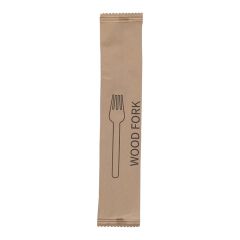 6 in Earth Wise Wrapped Wood Forks 1000 ct.