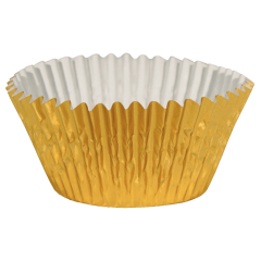 2.5 in Gold Foil Baking Cups 1500 ct.