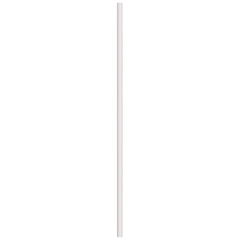 White Compostable Unwrapped Paper Straws, 7-3/4" x .18"