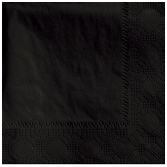 4.75 in Regal Embossed Black Beverage Napkins 1000 ct.