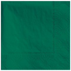 4.75 in x 4.75 in Regal Embossed Hunter Green Beverage Napkins 1000 ct.