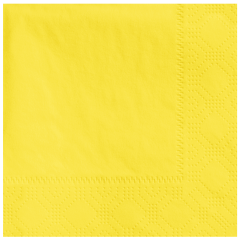 4.75 in Regal Embossed Yellow Beverage Napkins 1000 ct.