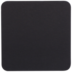 4 in Square Black Coasters 500 ct.