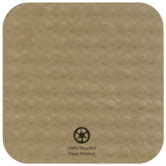 4 in Square Kraft EcoWave Coasters 1000 ct.