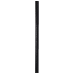 Black Unwrapped Cocktail Paper Straw