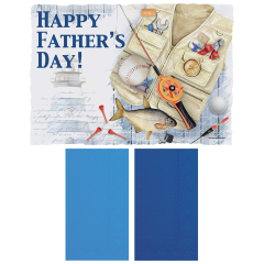 Father's Day Placemat and Napkin Combo Pack 500 ct.