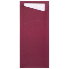 Burgundy Cutlery Pouch without cutlery