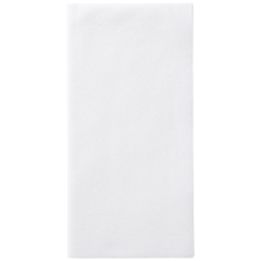 8.5 in x 4.25 in Linen-Like White Dinner Napkins 300 ct.