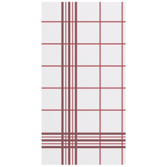 8 in x 4 in FashnPoint Red Plaid Dinner Napkins 800 ct.