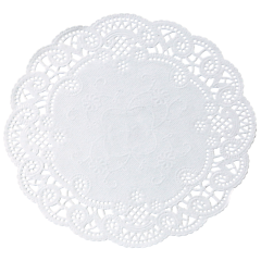 4 in White French Lace Doilies 1000 ct.