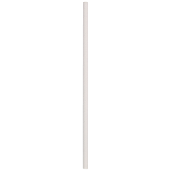 White Unwrapped Compostable Paper Straw