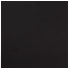 16 in x 16 in Linen-Like Black Dinner Napkins Flat Pack 500 ct.