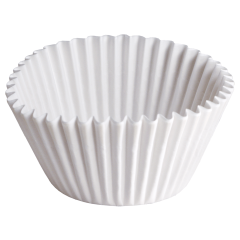 4 in White Fluted Baking Cups 10000 ct.