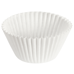 White Fluted Bake Cups