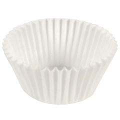 2.5 in White Fluted Baking Cups 2000 ct.