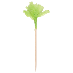 Lime Paper Frill Pick