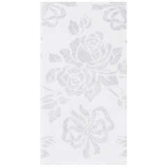 8.5 in x 4.25 in Linen-Like Silver Guest Towels 500 ct.