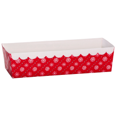 Red Snowflake Loaf Pan