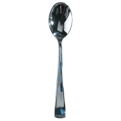 7 in Metallic Silver Plastic Spoons 500 ct.