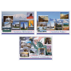 10 in x 14 in National Pride Multipack Paper Placemats 1000 ct.