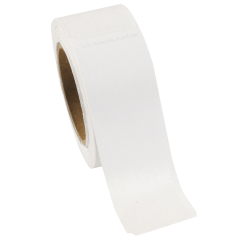 1.5 in x 4.25 in Wrap'nRoll White Adhesive Napkin Bands 5000 ct.