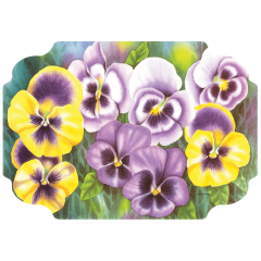 10 in x 14 in Floral Printed Placemats 1000 ct.