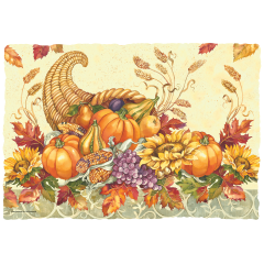 10 in x 14 in Seasonal Printed Placemats 1000 ct.