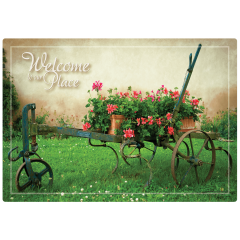 10 in x 14 in Welcome to Our Place Paper Placemats 1000 ct.
