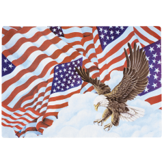 10 in x 14 in Patriotic Paper Placemats 1000 ct.