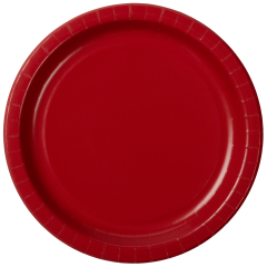7 in Red Dessert Plates 400 ct.
