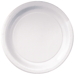 9 in White Paper Plates 500 ct.