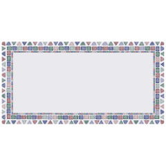 11 in x 20.5 in Tile Mosaic Paper Traymats 1000 ct.
