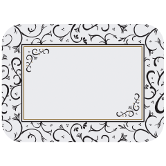 13 in x 17 in Scroll Paper Traymats 1000 ct.