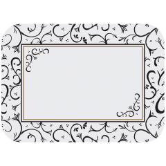 14 in x 19 in Scroll Paper Traymats 1000 ct.