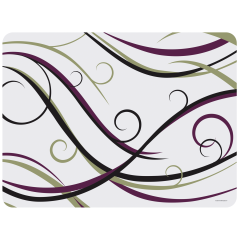 13.75 in x 18 in Swirl Room Service Paper Traymats 1000 ct.